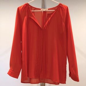 chandi & lia orange blouse